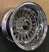 13" Wire Wheel 72 Spoke Reverse Spokes 🔥 13X7 🔥 Chrome Rim ✅ Limited 🔻